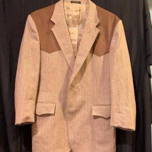 1970s Vintage Levis Western Yolk Jacket Blazer 44L